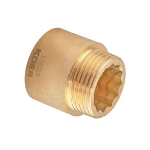 Подовжувач Koer KF.E10-25.WN - 1"-25мм без нікелю (KR5671) №1