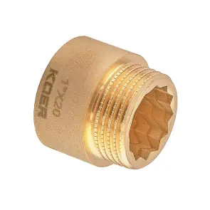 Подовжувач Koer KF.E10-20.WN - 1"-20мм без нікелю (KR5670) №1