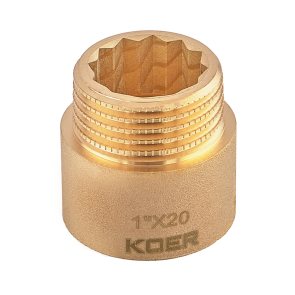 Подовжувач Koer KF.E10-20.WN - 1"-20мм без нікелю (KR5670) №3