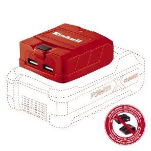 Зарядное устройство USB для аккумуляторов Einhell TE-CP 18 Li USB - Solo (4514120) №1