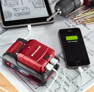 Зарядное устройство USB для аккумуляторов Einhell TE-CP 18 Li USB - Solo (4514120) №3