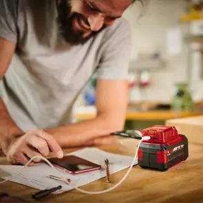 Зарядное устройство USB для аккумуляторов Einhell TE-CP 18 Li USB - Solo (4514120) №4