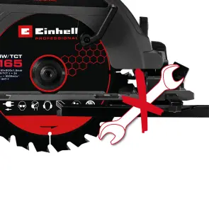 Пила циркулярна акумуляторна Einhell TP-CS 18/165 Li BL - Solo (4331225) №7
