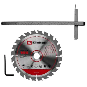Пила циркулярная аккумуляторная Einhell TE-CS 18/165-2 Li - Solo (4331230) №7