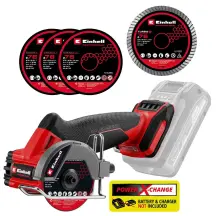 Машинка відрізна акумуляторна Einhell TP-CO 18/76-C Li BL - Solo (4432000)
