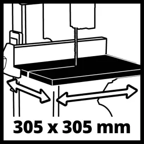 Пила стрічкова стаціонарна Einhell TC-SB 200/1 (4308009) №10