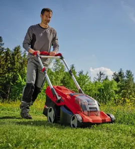 Газонокосилка аккумуляторная Einhell RASARRO 36/42 2x5,2Ah (3413272) №3