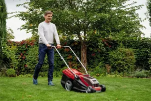 Газонокосилка аккумуляторная Einhell GE-CM 36/36 Li 2x4.0Ah (3413230) №4
