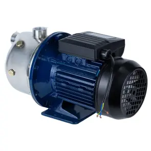 Насос центробежный самовсасывающий 1.1кВт Hmax 50 м Qmax 60л/мин нерж WETRON JETS80 (775054) №3
