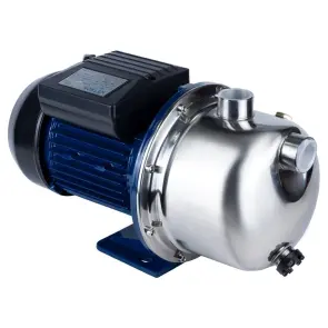 Насос центробежный самовсасывающий 1.1кВт Hmax 50 м Qmax 60л/мин нерж WETRON JETS80 (775054) №6