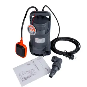 Насос дренажний садовий 0.4кВт Hmax 7м Qmax 233л/хв (част. до 25мм) LEO (773163) №6