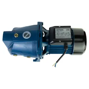 Насос відцентровий самовсмоктуючий 0.75кВт Hmax 40 м Qmax 80л/хв WETRON JSW10M (775033) №7