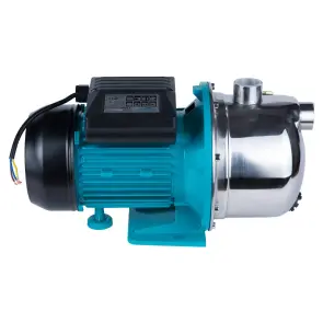 Насос відцентровий самовсмоктуючий 0.75кВт Hmax 46м Qmax 50л/хв нерж AQUATICA JETSa60 (775097) №6