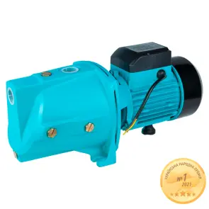 Насос центробежный самовсасывающий 0.75кВт Hmax 42м Qmax 80л/мин AQUATICA JSWa10M (775083) №2