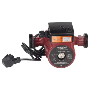 Насос циркуляционный 100Вт Hmax 6м Qmax 75л/мин Ø1 1/2" 180мм+гайки Ø1" AQUATICA (774132) №12