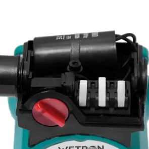 Насос циркуляционный 75Вт Hmax 4м Qmax 40л/мин Ø1 1/2" 180мм зел+гайки Ø1 WETRON LР525-4/180С (774312) №12