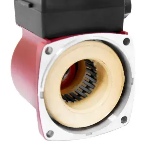 Насос циркуляційний 75Вт Hmax 4м Qmax 40л/хв Ø1 1/2" 180мм бордо+гайки Ø1" WETRON LР525–4/180В (774212) №9