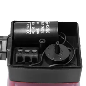 Насос циркуляційний 75Вт Hmax 4м Qmax 40л/хв Ø1 1/2" 180мм бордо+гайки Ø1" WETRON LР525–4/180В (774212) №10