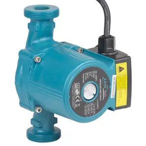 Насос циркуляционный 74Вт Hmax 4м Qmax 55л/мин Ø1 1/2" 180мм+гайки Ø1" LEO 3.0 LRP25-40/180 (774412) №2