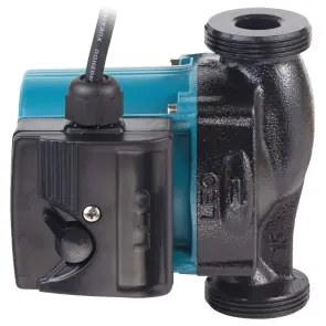 Насос циркуляционный 96Вт Hmax 6м Qmax 58л/мин Ø1 1/2" 130 мм+гайки Ø1" LEO 3.0 LRP25-60/130 (774433) №4