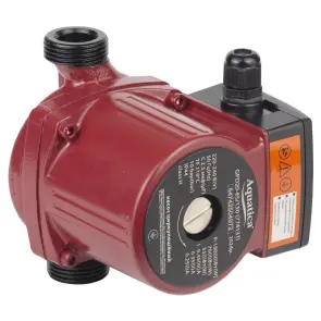 Насос циркуляционный 100Вт Hmax 6м Qmax 75л/мин Ø1" 130 мм+гайки Ø¾" AQUATICA (774131) №2