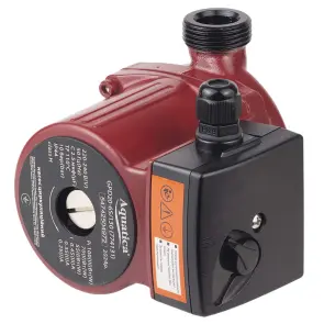 Насос циркуляционный 100Вт Hmax 6м Qmax 75л/мин Ø1" 130 мм+гайки Ø¾" AQUATICA (774131) №3
