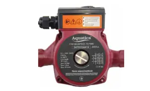 Насос циркуляционный 130Вт Hmax 7м Qmax 87л/мин Ø1 1/2" 180мм+гайки Ø1" AQUATICA (774138) №7