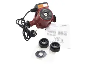 Насос циркуляционный 130Вт Hmax 7м Qmax 87л/мин Ø1 1/2" 180мм+гайки Ø1" AQUATICA (774138) №9
