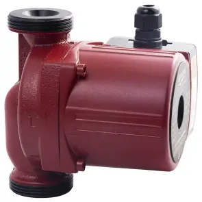 Насос циркуляционный 100Вт Hmax 6м Qmax 75л/мин Ø1 1/2" 130 мм+гайки Ø1" AQUATICA (774133) №2