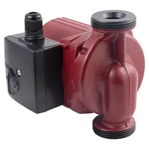 Насос циркуляционный 100Вт Hmax 6м Qmax 75л/мин Ø1 1/2" 130 мм+гайки Ø1" AQUATICA (774133) №5