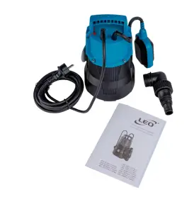Насос дренажный садовый 0.4кВт Hmax 6м Qmax 150л/мин LEO AKS-401PH №10