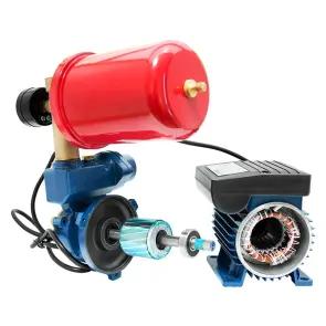 Станція 0.37 кВт Hmax 35 м Qmax 35 л/хв (вихровий насос) 1л WETRON AUTOGP125Z №8