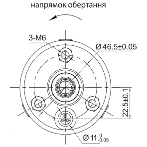 Насос центробежный скважинный 0.55кВт H 86(66)м Q 45(30)л/мин Ø80мм AQUATICA (DONGYIN) (777103) №12
