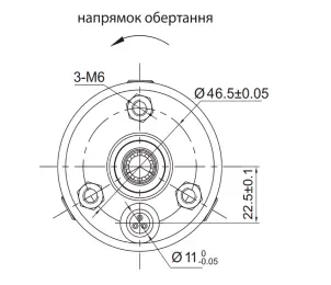 Насос центробежный скважинный 0.25кВт H 43(33)м Q 45(30)л/мин Ø80мм AQUATICA (DONGYIN) (777101) №11