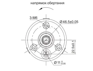 Насос відцентровий свердловинний 3SEm 1.8/14 0.37кВт H 60(46)м Q 45(30)л/хв Ø80мм кабель 35м AQUATICA (DONGYIN) (777402) №14