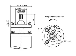 Насос відцентровий 380В 15кВт H 121(82)м Q 1100(750)л/хв 5" 3/4 колеса нерж сталь+пульт DONGYIN (6SP46-9) (7777473) №13