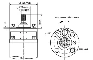 Насос центробежный 380В 11кВт H 94(64)м Q 1100(750)л/мин 5" 3/4 колеса нерж сталь+пульт DONGYIN (6SP46-7) (7777453) №12