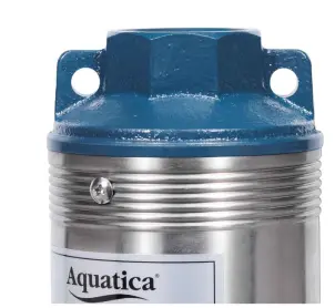 Насос центробежный 1.5кВт H 169(131)м Q 55(35)л/мин Ø102мм 20м кабеля mid AQUATICA (778447) №5