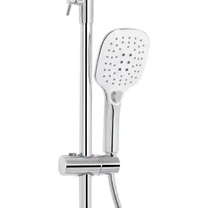 Душова система універсальна Qtap Grand на три споживача (з виливом) QTGRACRM1004 Chrome №6