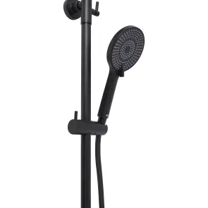 Душова система універсальна Qtap Scorpio на два споживача QTSCO51105OGB Black Matt №4