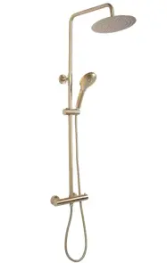 Душовий гарнітур REA VINCENT BRUSHED GOLD з термостотом №1