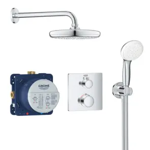 Душевая система скрытого монтажа с термостатом Grohe Grohtherm Convent. Concealed 34729000 №1