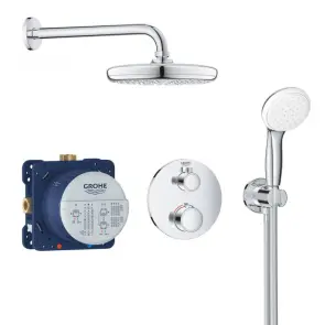 Душевая система скрытого монтажа с термостатом Grohe Grohtherm Convent. Concealed 34727000 №1