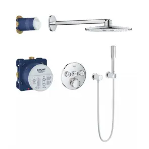 Душевая система скрытого монтажа с термостатом Grohe Grohtherm SmartControl 34705000 №1