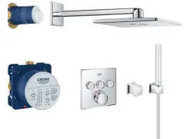 Душевая система скрытого монтажа с термостатом Grohe Grohtherm SmartControl UA3470600A купить в Украине