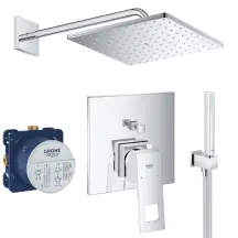 Душова система прихованого монтажу зі змішувачем Grohe Eurocube UA2406200L купити в Україні