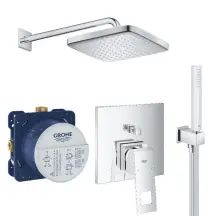 Душова система прихованого монтажу зі змішувачем Grohe Eurocube New Tempesta 250 UA26415SC3 в магазині TVOE