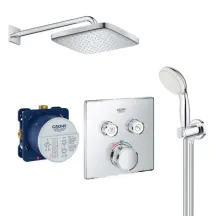 Душова система прихованого монтажу з термостатом Grohe Grohtherm SmartControl New Tempesta 250 UA26415SC1 в магазині TVOE