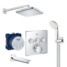 Душова система прихованого монтажу з термостатом Grohe Grohtherm SmartControl New Tempesta 250 UA26415SC2 купити
