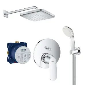 Душова система прихованого монтажу зі змішувачем Grohe Eurosmart Cosmopolitan New Tempesta 250 UA26415SC4 №1